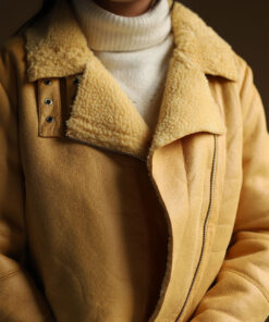 Alternative view of کت کراپ چرم San