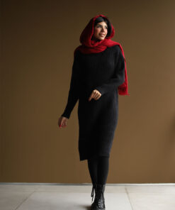 Alternative view of پیراهن بافت یقه باز Beige