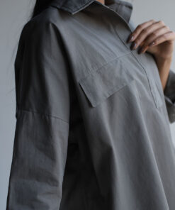 Alternative view of شومیز جلو بسته دو جیب نیکو C.6934 _8