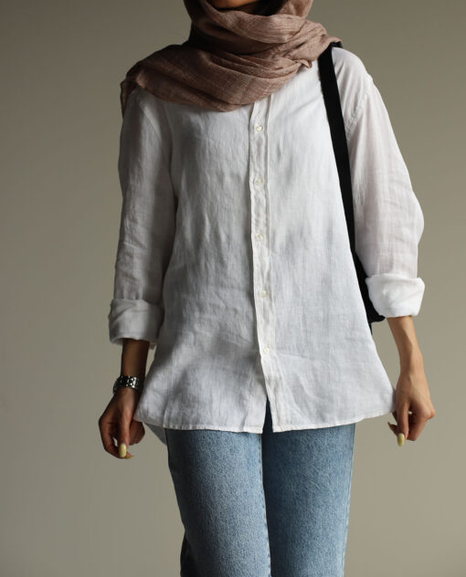 شومیز سفید TGHV_MNG