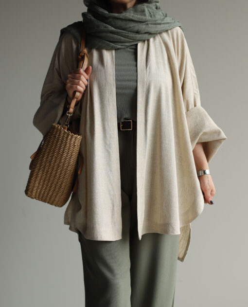 شومیز جلوباز لینن Genshin