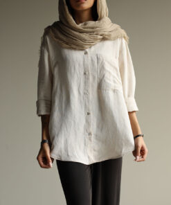 شومیز لینن TGHV_Nutural