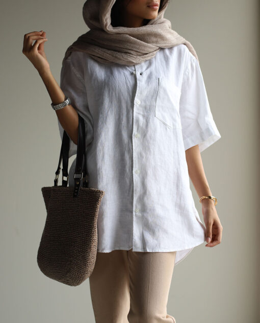 شومیز سفید C.6228 H&M/Unisex