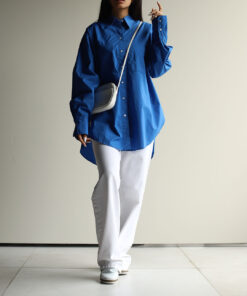 شومیز آبی C.6188 H&M