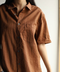 Alternative view of شومیز لینن Brown H&M