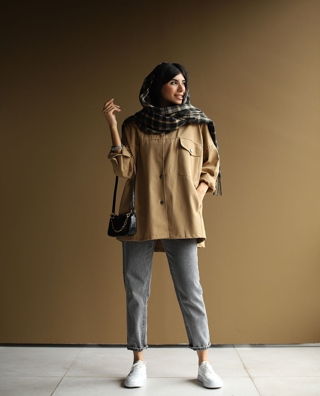 کت کتان Boxy - تصویر 11