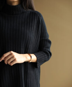 Alternative view of بافت یقه اسکی راه راه C.71222 TARA