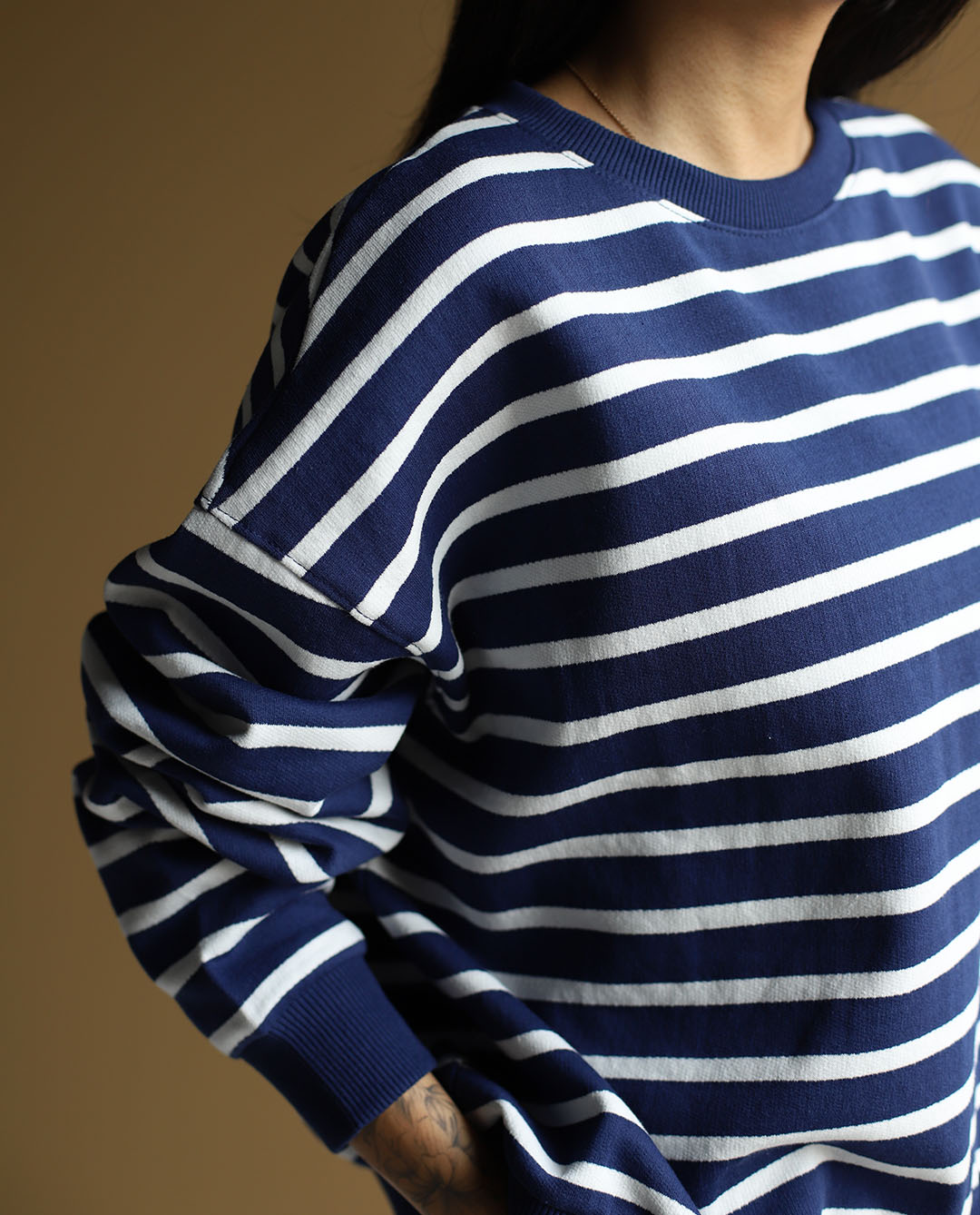 دورس راه راه C.71178 Marka_pull and bear - تصویر 7