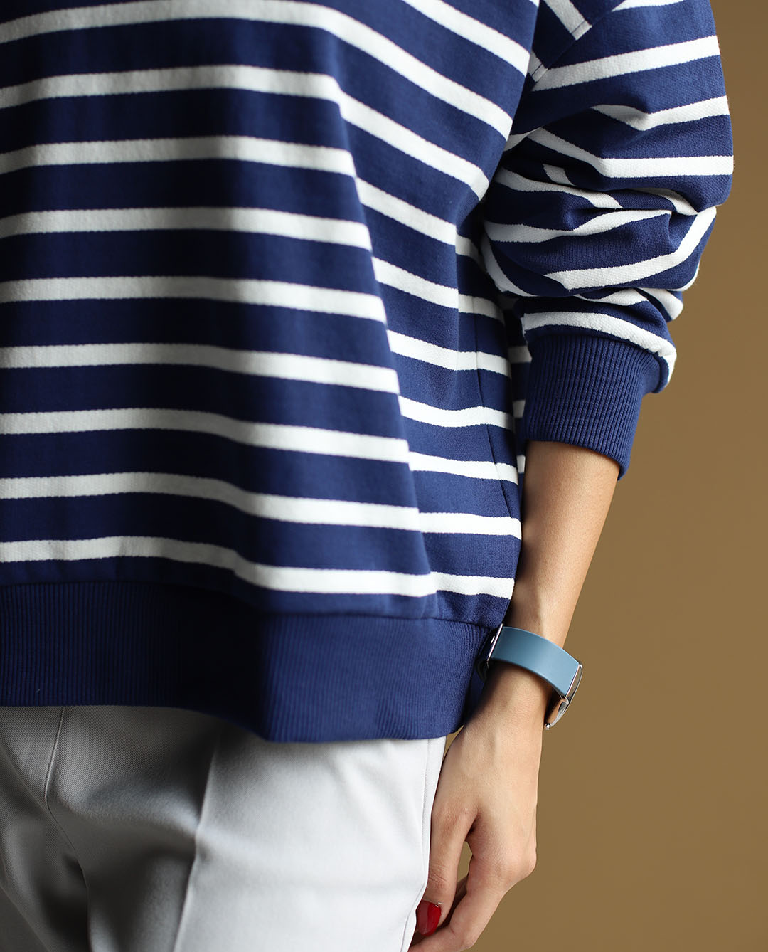 دورس راه راه C.71178 Marka_pull and bear - تصویر 3