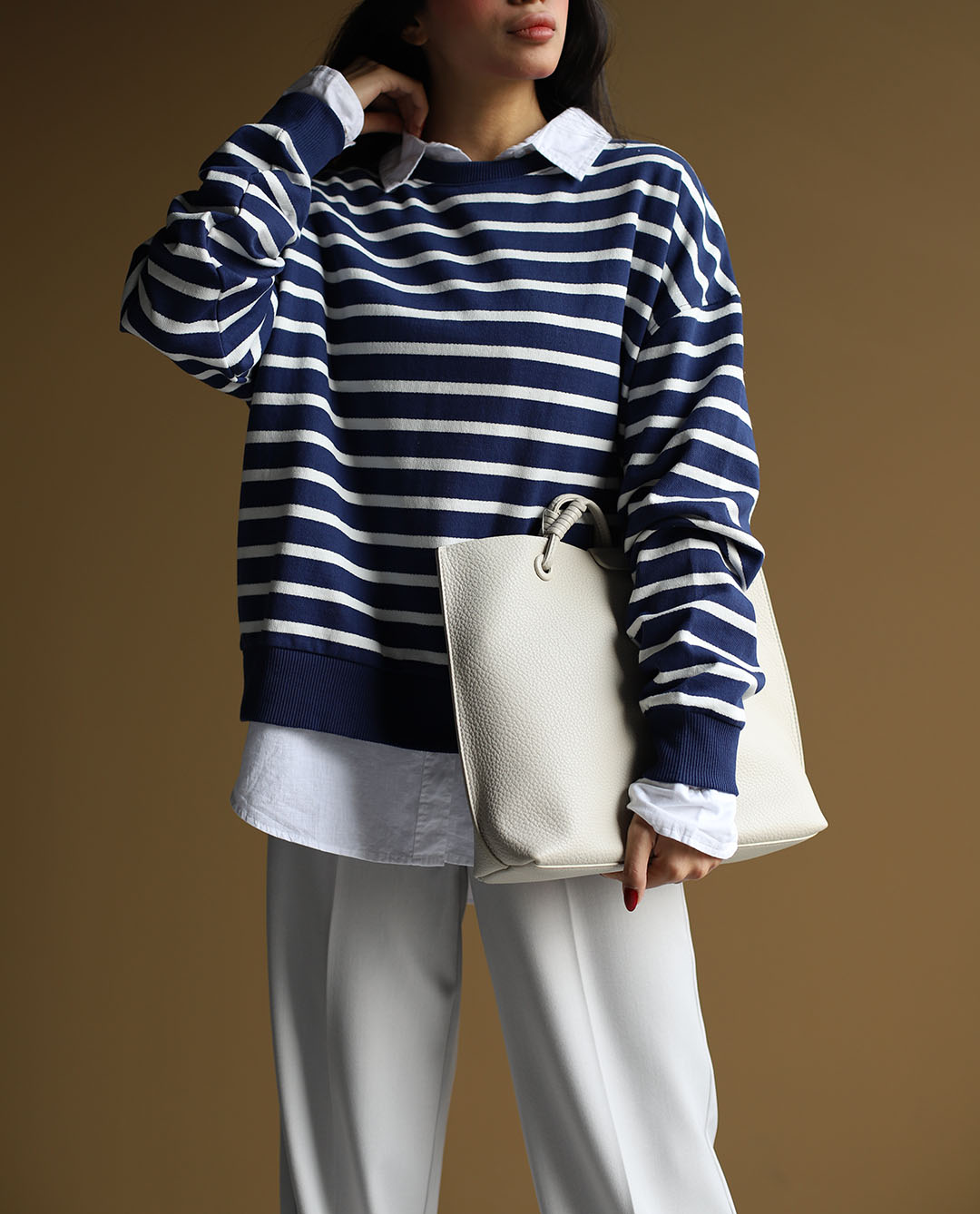 دورس راه راه C.71178 Marka_pull and bear - تصویر 2