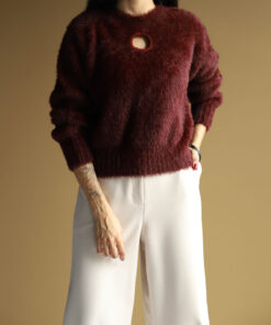 Alternative view of بافت موهر یقه پاپیون C.71118 TEH