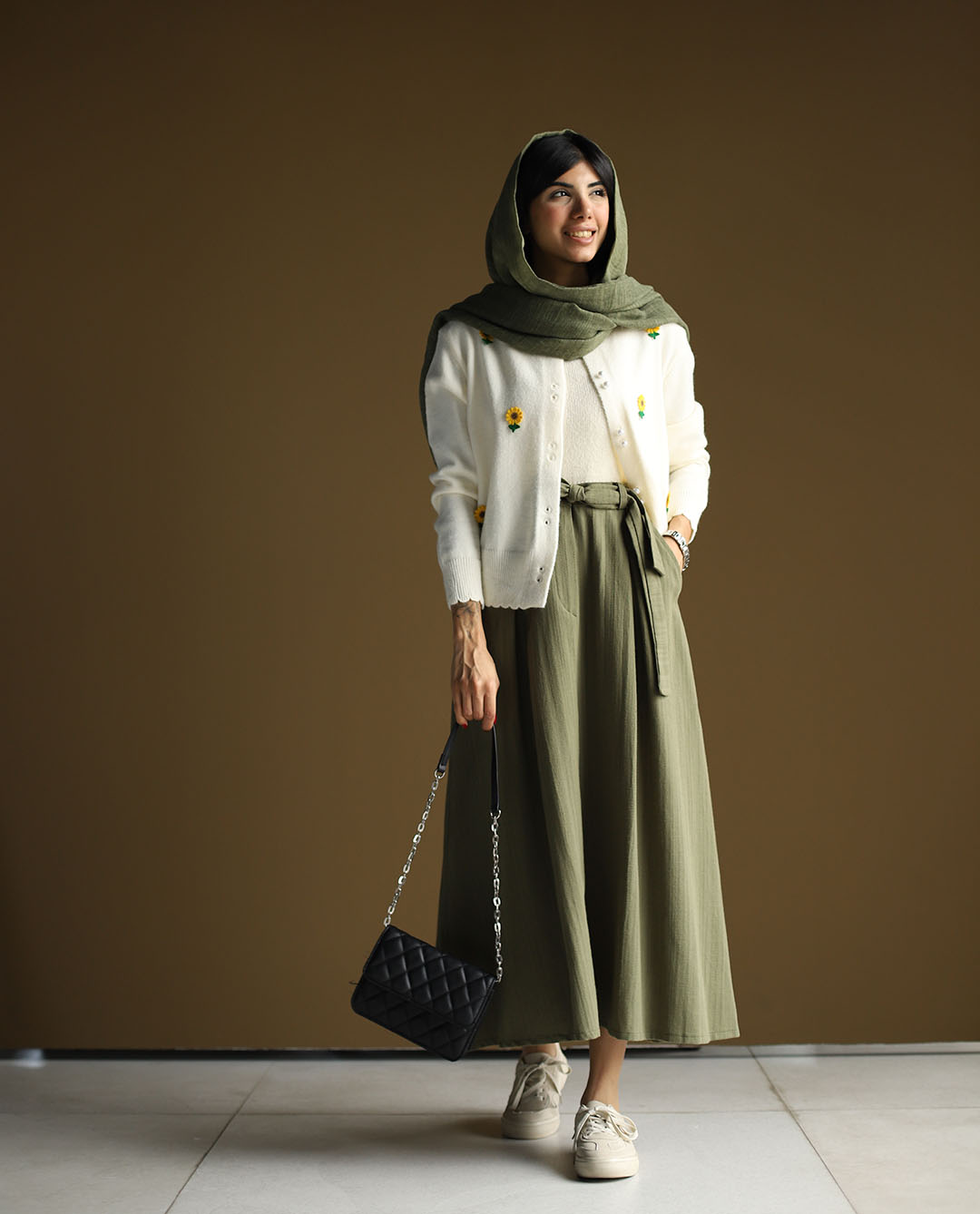 دامن حصیری کمردار Wicker - تصویر 10
