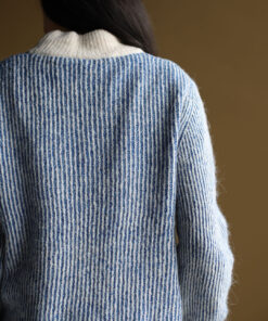 Alternative view of بافت راه راه یقه سفید  C.71159 LAGARTA