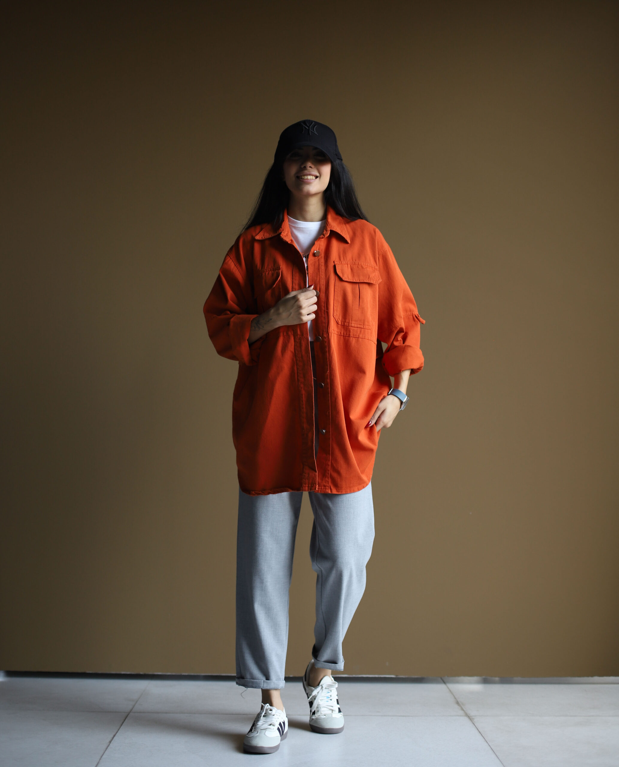 مانتو کتان پشت پیله 4M - تصویر 10