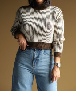 بافت راه راه قهوه اي C.71113 TEH_union