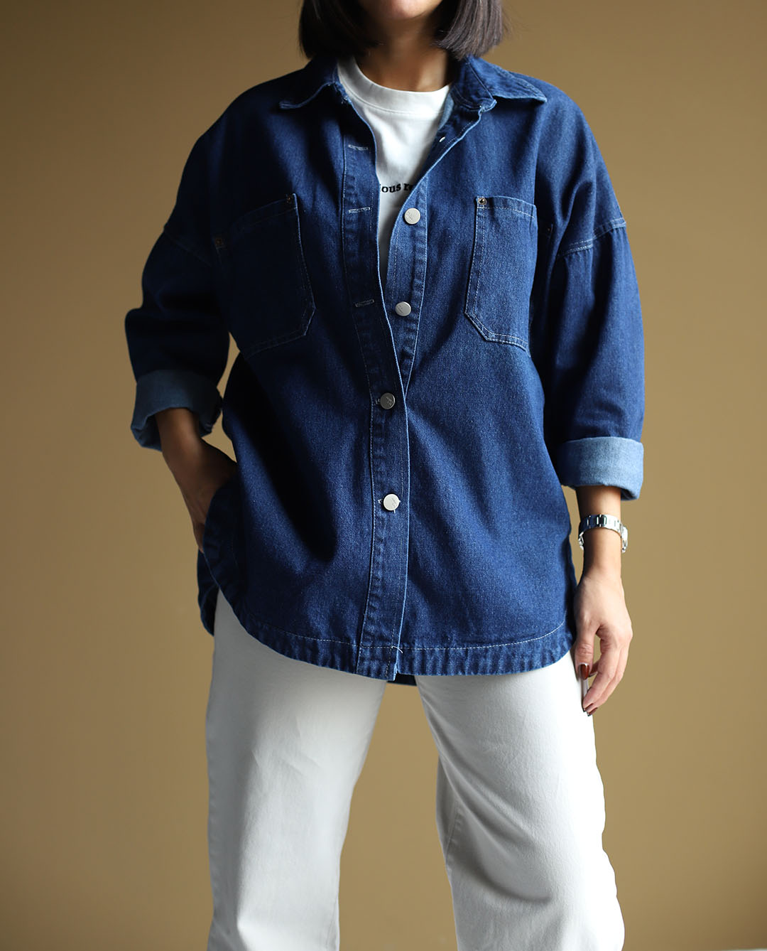 کت جین دو جیب C.286 4M_01 - تصویر 12