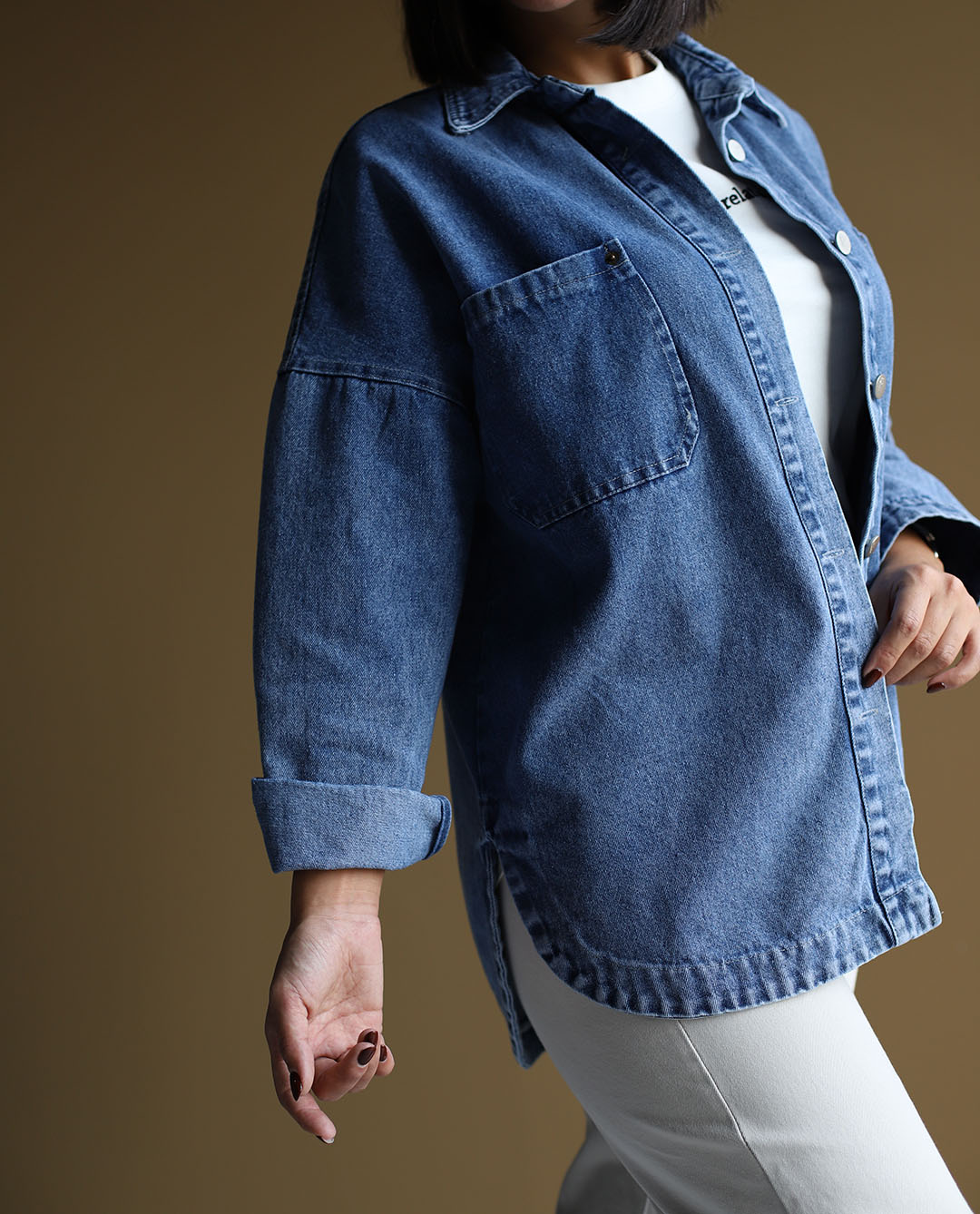 کت جین دو جیب C.286 4M_01 - تصویر 9