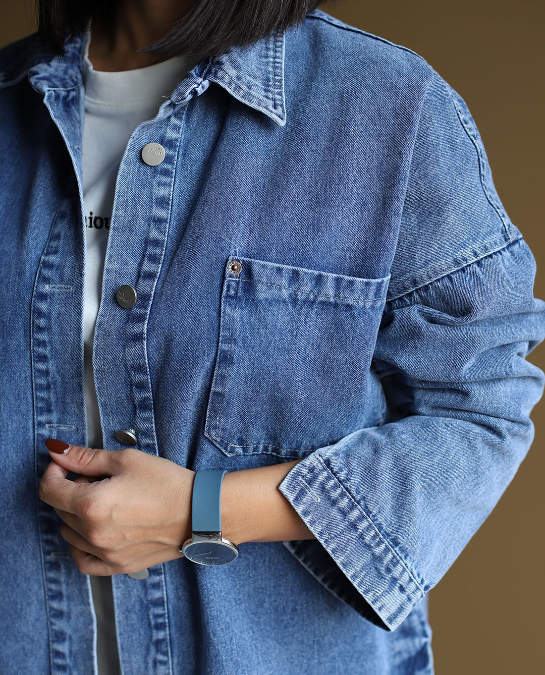 کت جین دو جیب C.286 4M_01 - تصویر 8