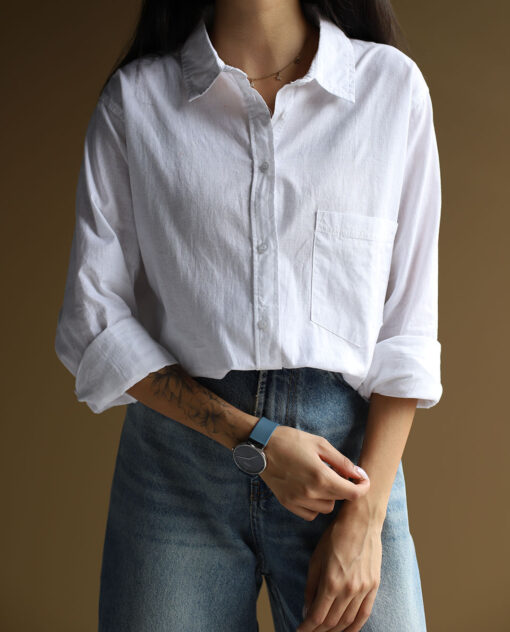 شومیز سفید C.6967 H&M