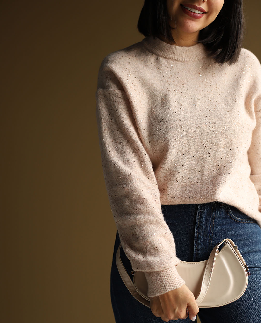 بافت صورتي پولكی C.71266 ROSH