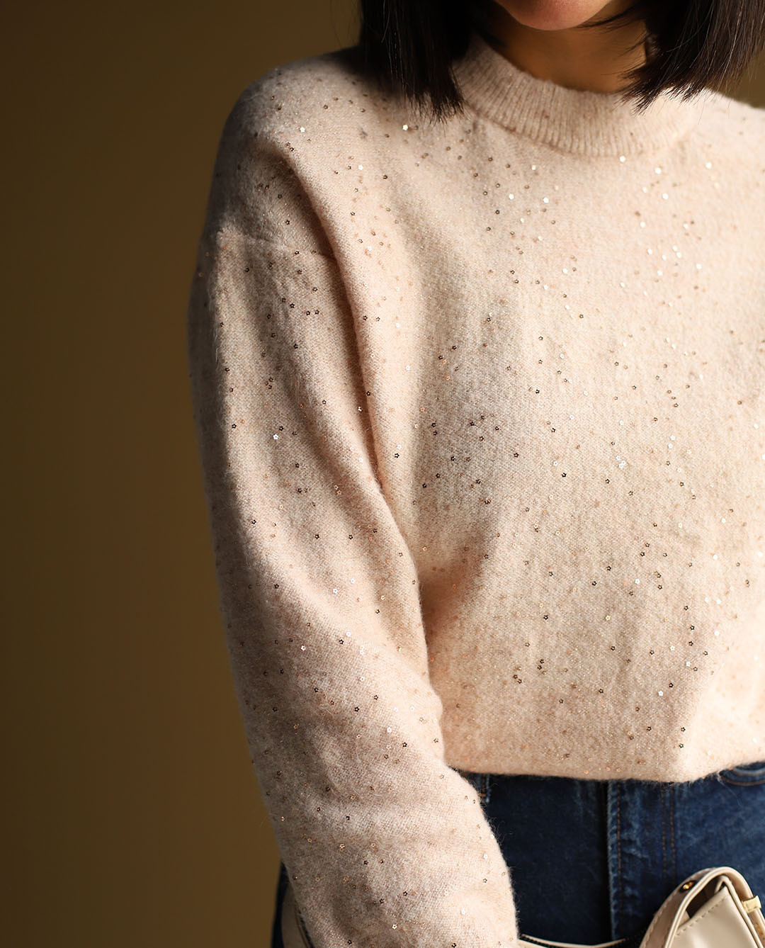 بافت صورتي پولكی C.71266 ROSH - تصویر 3