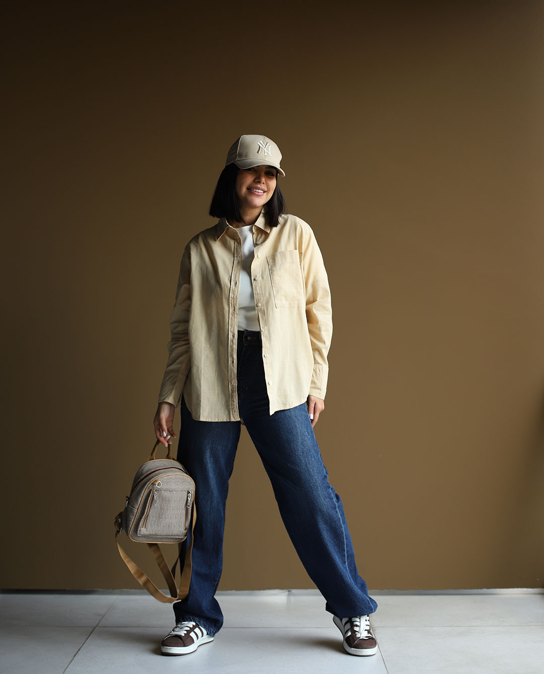 شومیز کرم C.6431 NEW LOOK