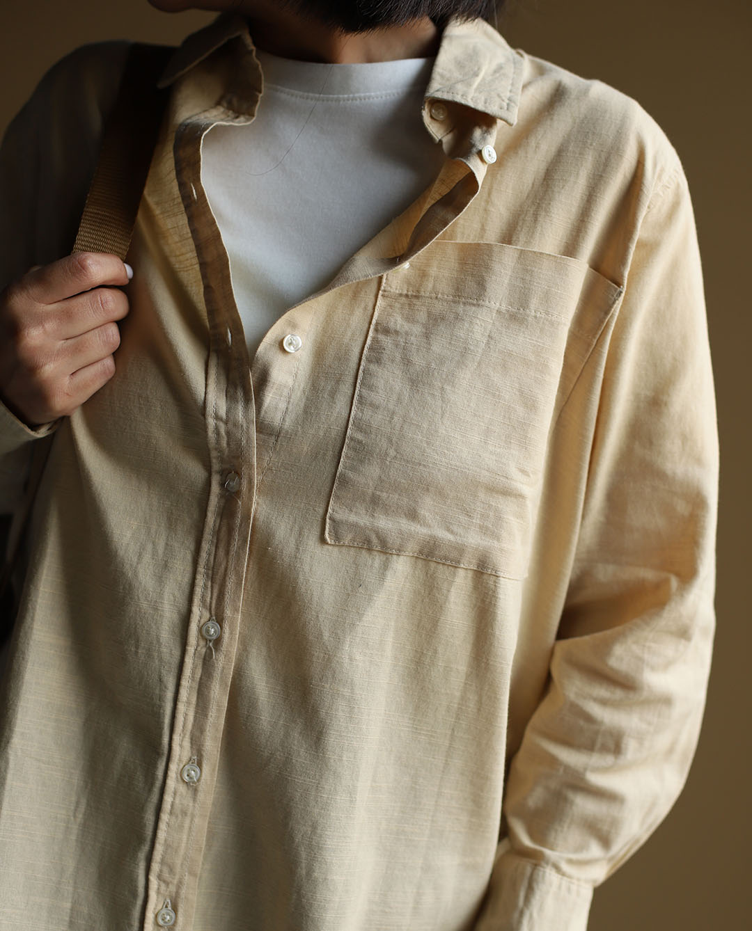 شومیز کرم C.6431 NEW LOOK - تصویر 5