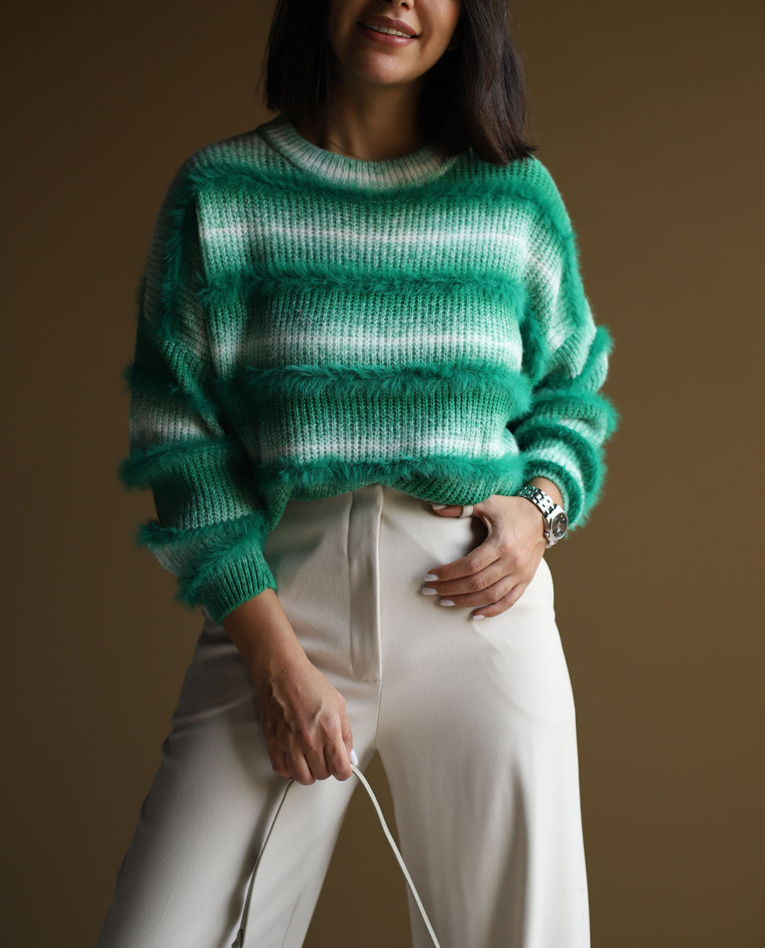 بافت موهری راه راه C.71164 LAG