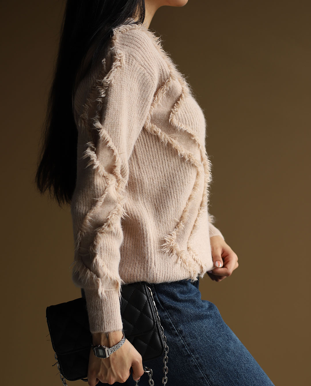 بافت آستین ریش ریش C.71152 LAG - تصویر 3