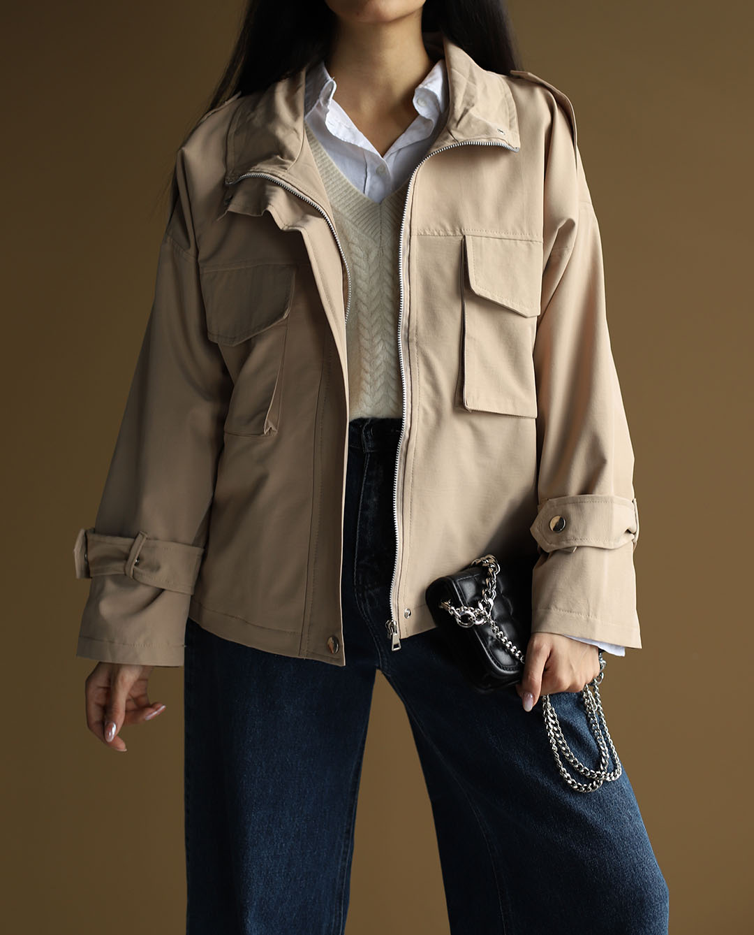 بارونی کوتاه C.71256 Duma/228 - تصویر 13