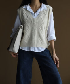 وست بافت لوزی C.71517 COS