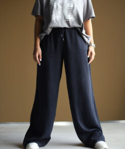 Alternative view of شلوار بگ  کمر کش لیوسل 2357_C. TJ