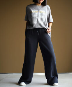 شلوار بگ  کمر کش لیوسل 2357_C. TJ