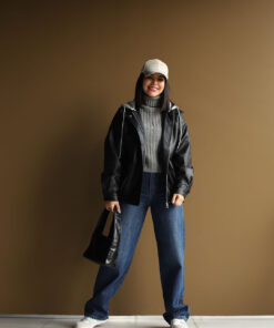 Alternative view of کاپشن چرم C.71574 COS