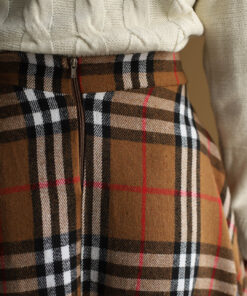 Alternative view of دامن چهارخونه قهوه ایی 06_C.71619 Vintage