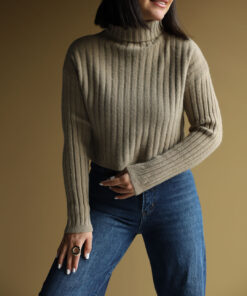 يقه اسکی راه راه C.71114 TEH