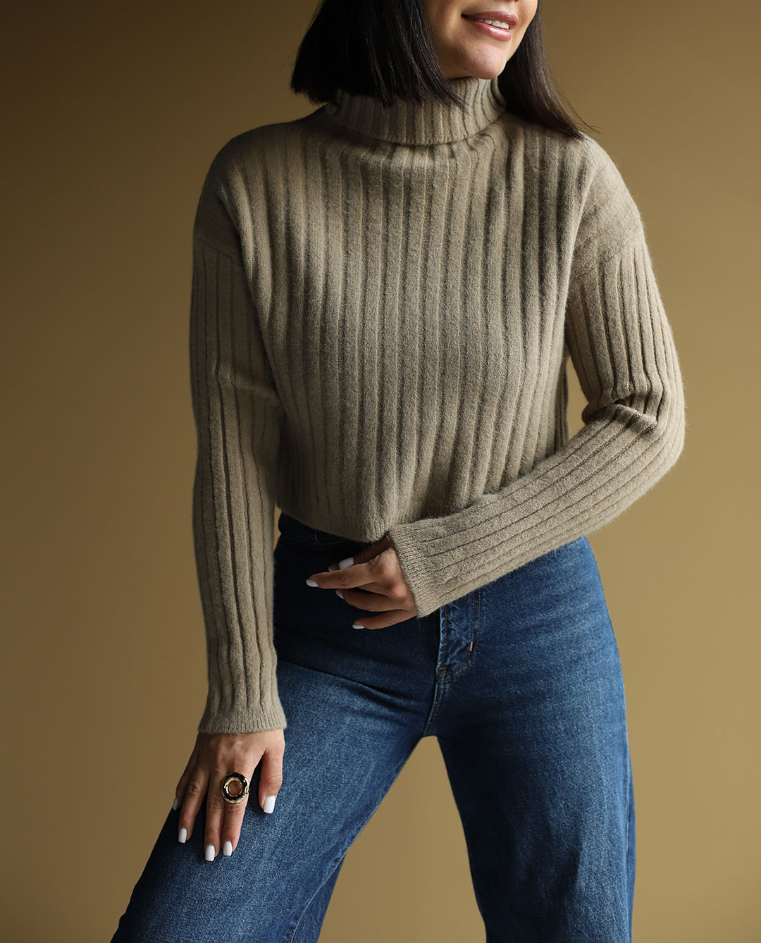 يقه اسکی راه راه C.71114 TEH