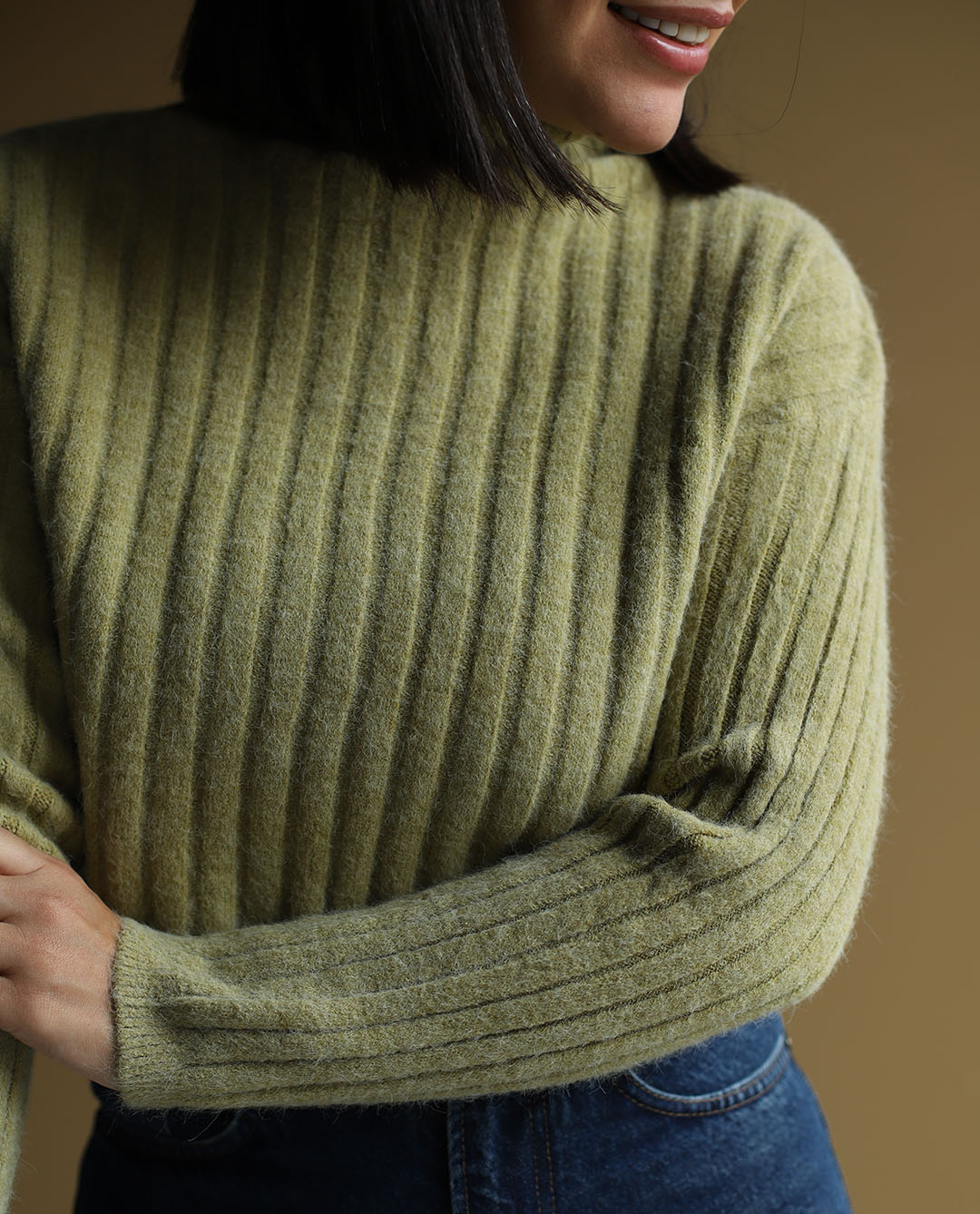 يقه اسکی راه راه C.71114 TEH - تصویر 5