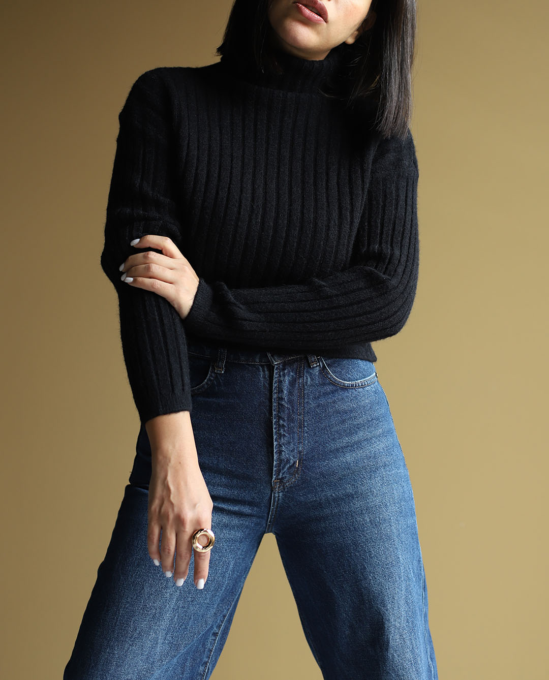 يقه اسکی راه راه C.71114 TEH - تصویر 3