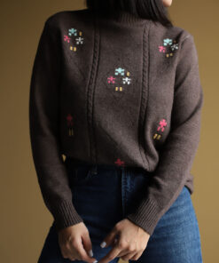 بافت گل برجسته C.71225 TARA