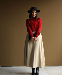 دامن کتان پانیذ C.6256