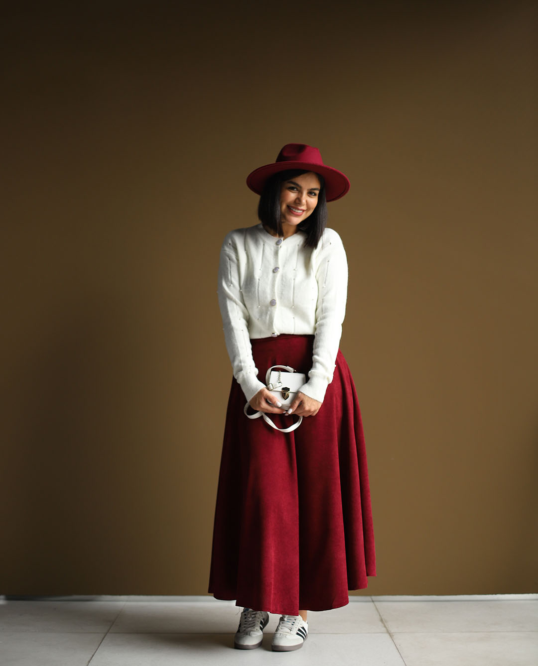 دامن مخمل کبریتی آذر C.281 - تصویر 12