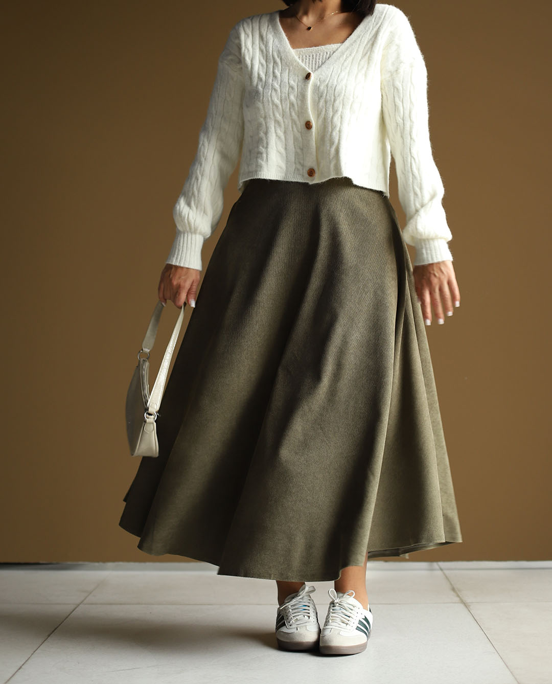 دامن مخمل کبریتی آذر C.281 - تصویر 6