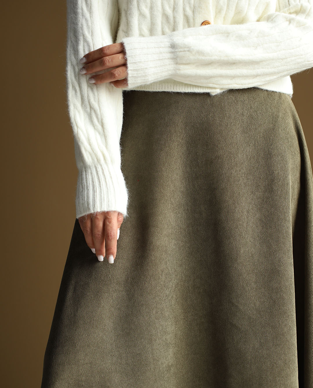 دامن مخمل کبریتی آذر C.281 - تصویر 5