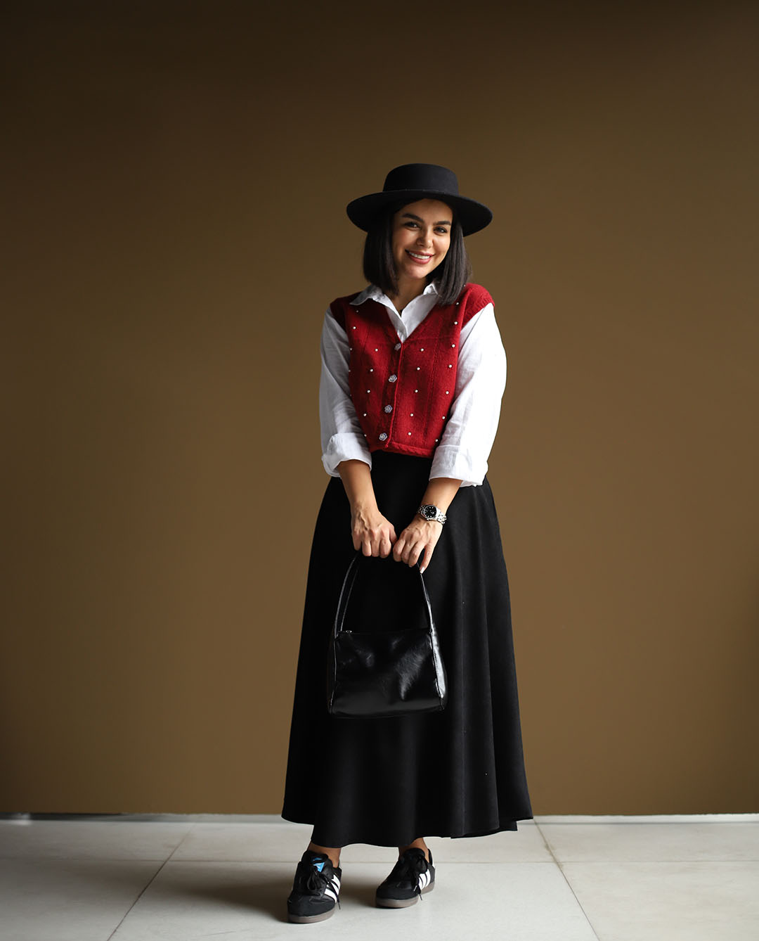 دامن مخمل کبریتی آذر C.281 - تصویر 3