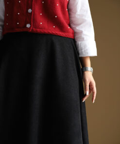 Alternative view of دامن مخمل کبریتی آذر C.281