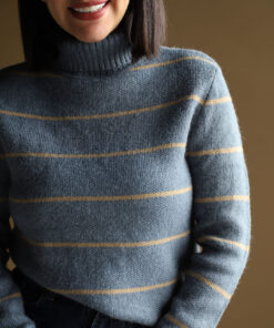 Alternative view of بافت آبی راه راه C.71565 TEH