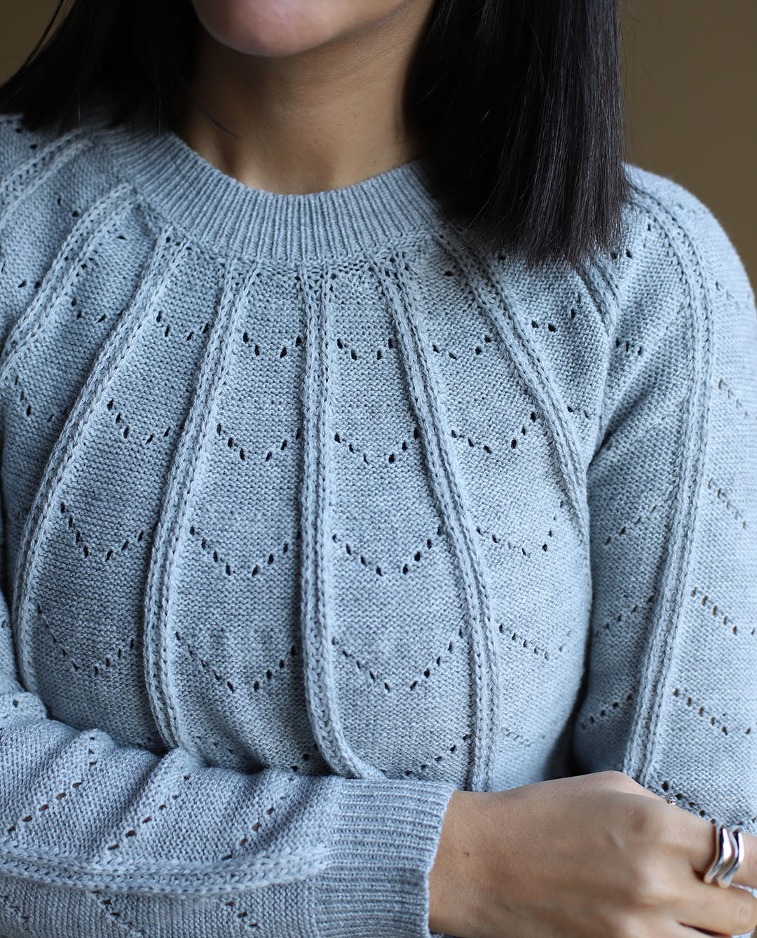 بافت یقه خطی C.5920 MOG - تصویر 2