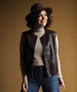 وست چرم زیپدار C.71664 COS