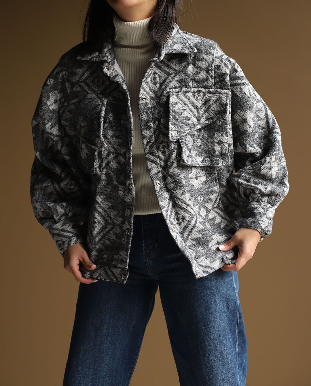 کت طرحدار پاییزه MOMO 5074 - تصویر 7